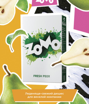 Zomo 50г - Fresh Peer (Грушевая газировка с мятой)